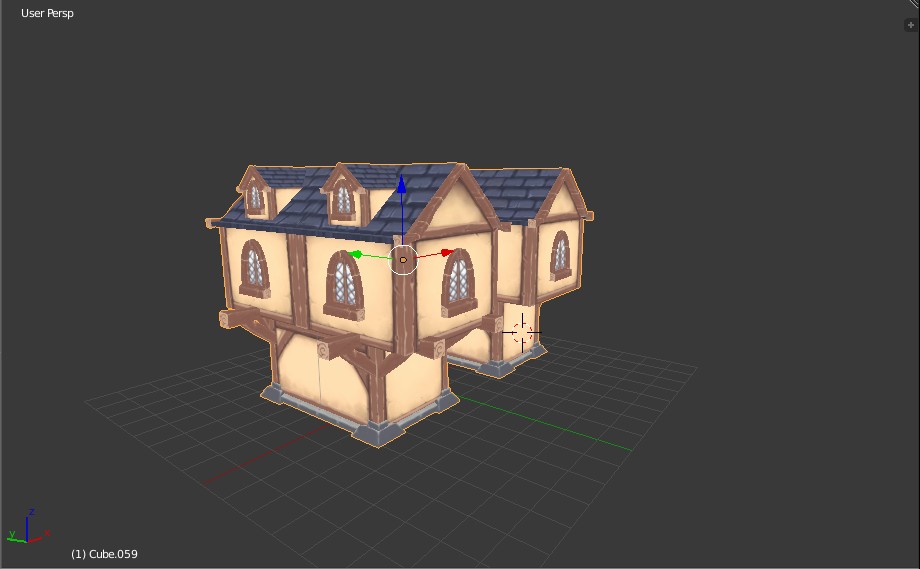 HandPainted Low-poly House preview image 2